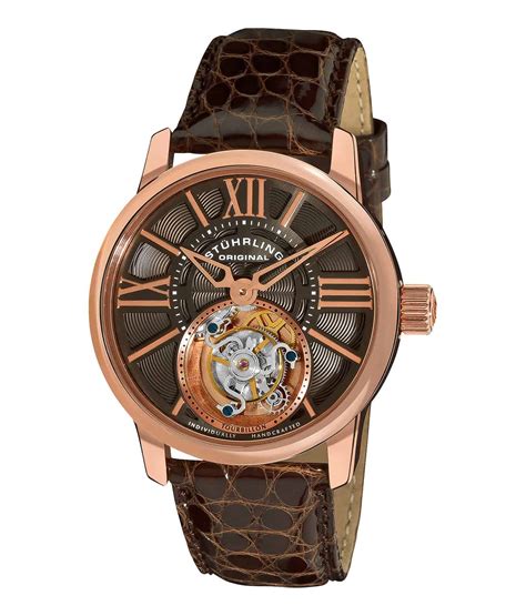 stuhrling viceroy tourbillon 42mm.